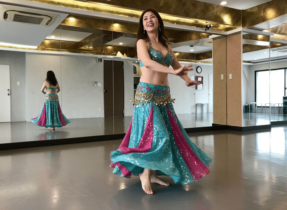裸足で利用できる ダンススタジオ 錦糸町 ベリーダンススタジオ